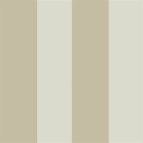 Wide Stripe Beige White Italian Wallpaper
