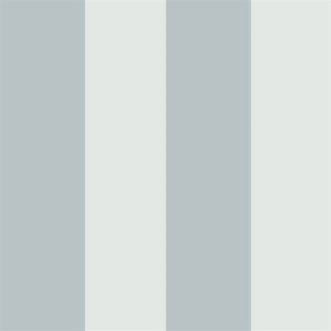 Wide Stripe Blue Beige Italian Wallpaper