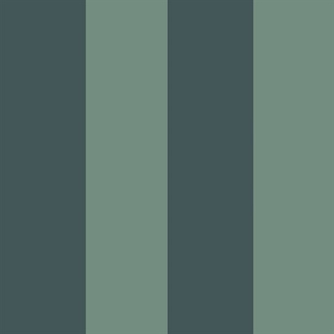 Wide Stripe Green Italian Wallpaper