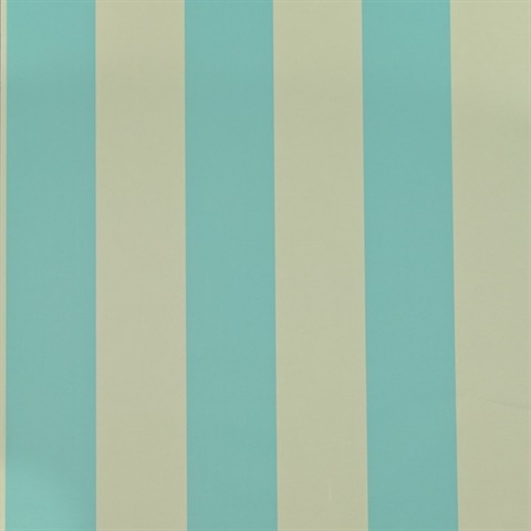 Wide Stripe Turquoise & Soft Green
