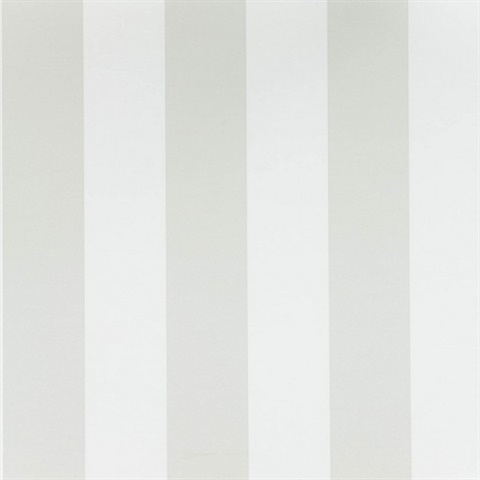 Wide Stripe White & Pearl