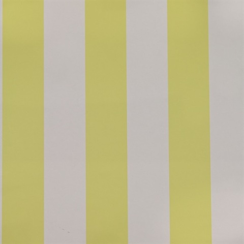 Wide Stripe Yellow & Soft Pink