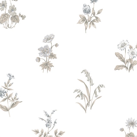 Wild Flower Spot Wallpaper