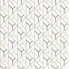 Wilder Cream Geometric Trellis Wallpaper