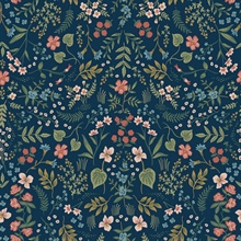 Wildwood Navy Peel & Stick Wallpaper