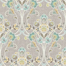 Willow Grey Nouveau Floral