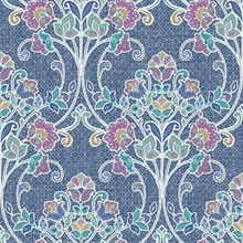 Willow Indigo Nouveau Floral