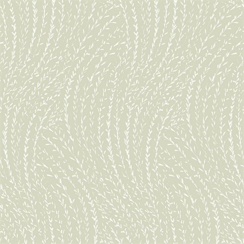 Willow Song Sage Botanical Wallpaper