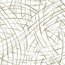 Willy Nilly Gold Abstract Brushstroke Lines Wallpaper