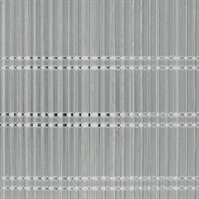 Wilshire Chrome Handcrafted Specialty Wallcovering