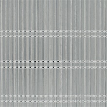Wilshire Chrome Handcrafted Specialty Wallcovering