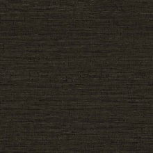 Wilslow Faux Linen Weave Dark Brown Wallpaper