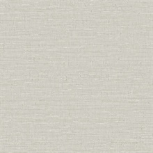 Wilslow Faux Linen Weave Off White Wallpaper