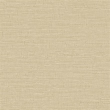 Wilslow Faux Linen Weave Wheat Wallpaper