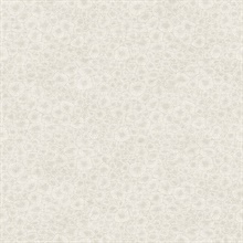 Windham Shells Small Texture Block Print Beige Wallpaper