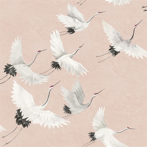 Windsong Pink Crane