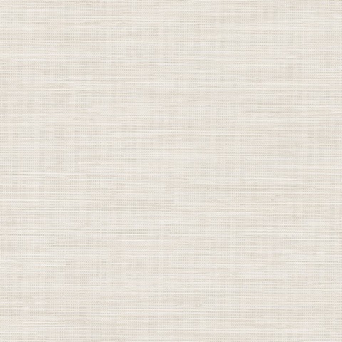 Winn Cream Faux Grasscloth Wallpaper