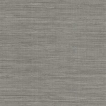 Winn Grey Faux Grasscloth Wallpaper