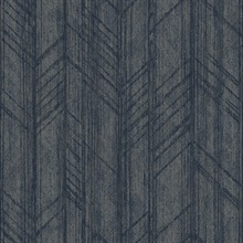Winthrop Navy Blue Geometric Wallpaper