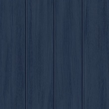 Wood Panel Wood Naval Blue Peel and Stick Wallpaper