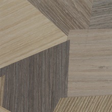 Wood Triangles Specialty Natural Wallcovering