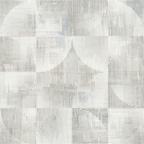 Woodbine Neutral Abstract Geometric Wallpaper