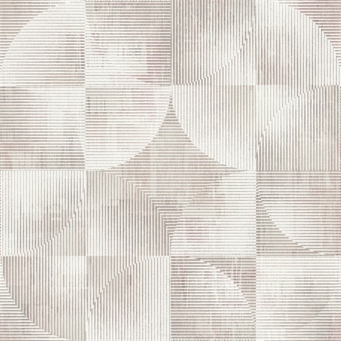 Woodbine Rose Abstract Geometric Wallpaper