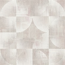 Woodbine Rose Abstract Geometric Wallpaper