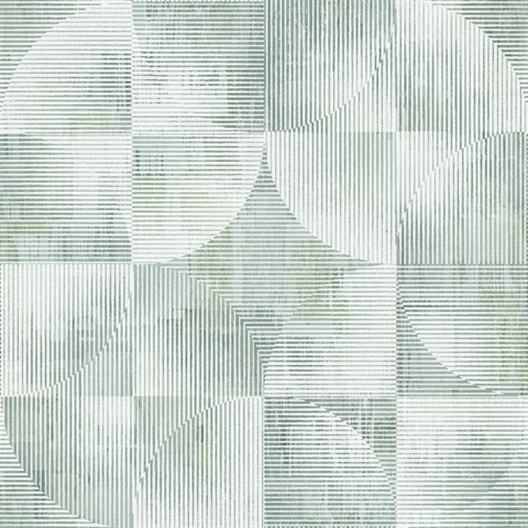 Woodbine Sage Abstract Geometric Wallpaper