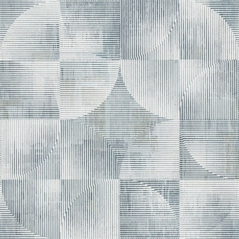 Woodbine Slate Abstract Geometric Wallpaper