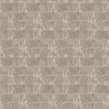 Woodcut Black & Linen Wallpaper