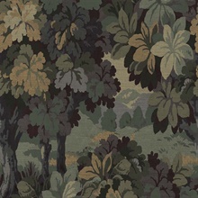 Woodland Forest Midnight Forest Tree Wallpaper