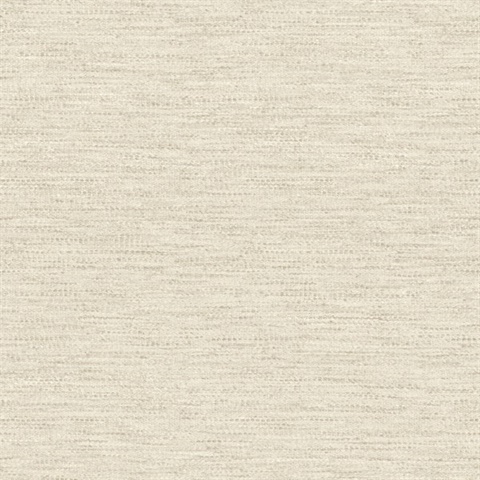 Wool Texture Beige Wallpaper
