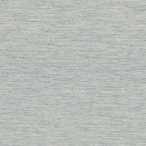 Wool Texture Light Blue Wallpaper