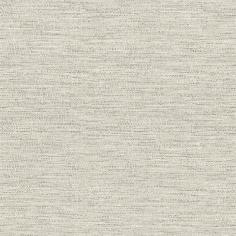 Wool Texture Pewter Wallpaper