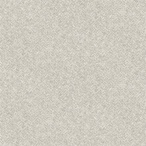 Woven Basket Light Grey Wallpaper