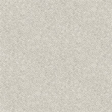 Woven Basket Light Grey Wallpaper