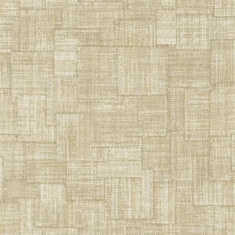 Woven Blocks 27 Dune Wallpaper