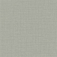 Woven Raffia 54 Harbor Grey Commercial Wallpaper