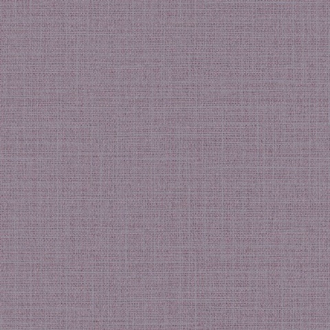 Woven Raffia 54 Plum Commercial Wallpaper
