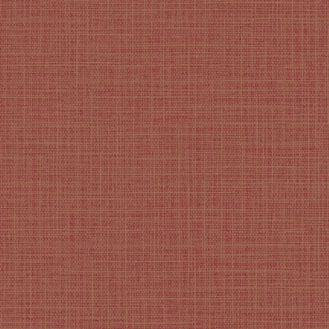 Woven Raffia 54 Russet Commercial Wallpaper