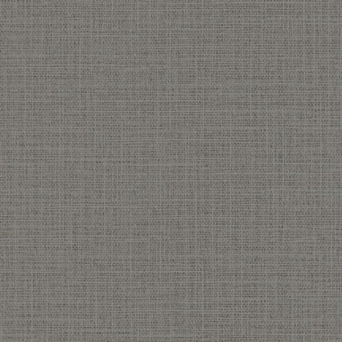 Woven Raffia 54 Volcanic Ash Commercial Wallpaper