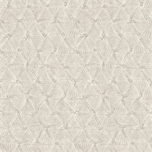 Wright Platinum Textured Triangle Wallpaper