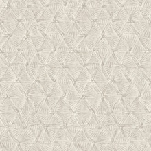 Wright Platinum Textured Triangle Wallpaper