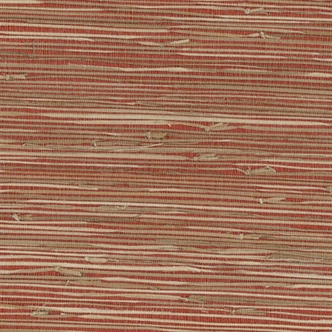 Yan Yan Red Grasscloth | 63-65661