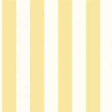 Yellow Just Kitchens Traditional Awning Stripe Wallpaper