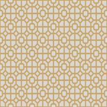 Yellow Geometric Lattice Wallpaper