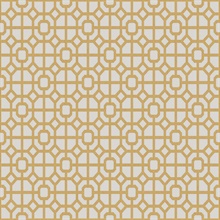Yellow Geometric Lattice Wallpaper