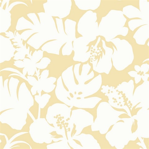 Yellow Hibiscus Arboretum Flower Wallpaper