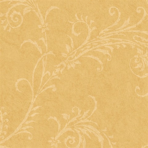 Yellow Rice Paper Scroll